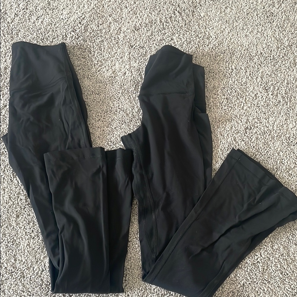 Black Flare Leggings Lululemon